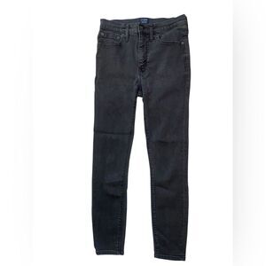 J. Crew Black High Rise Skinny Jeans